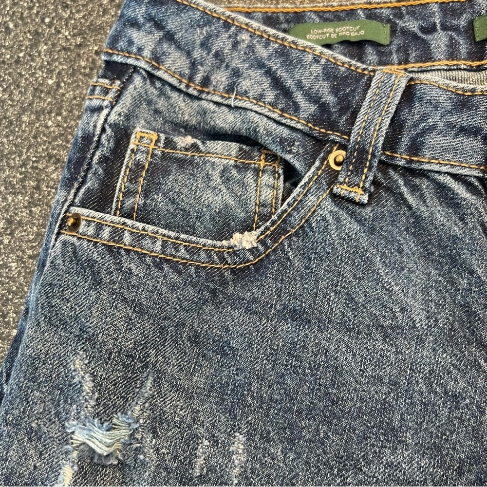 NWT Wild Fable Women's Low-Rise Bootcut Medium Wash Jean Size 00 - Picture 7 of 13